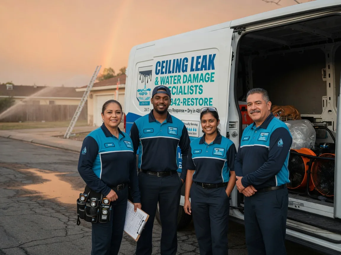Ceiling Leak Cleanup company in Waterfall, PA